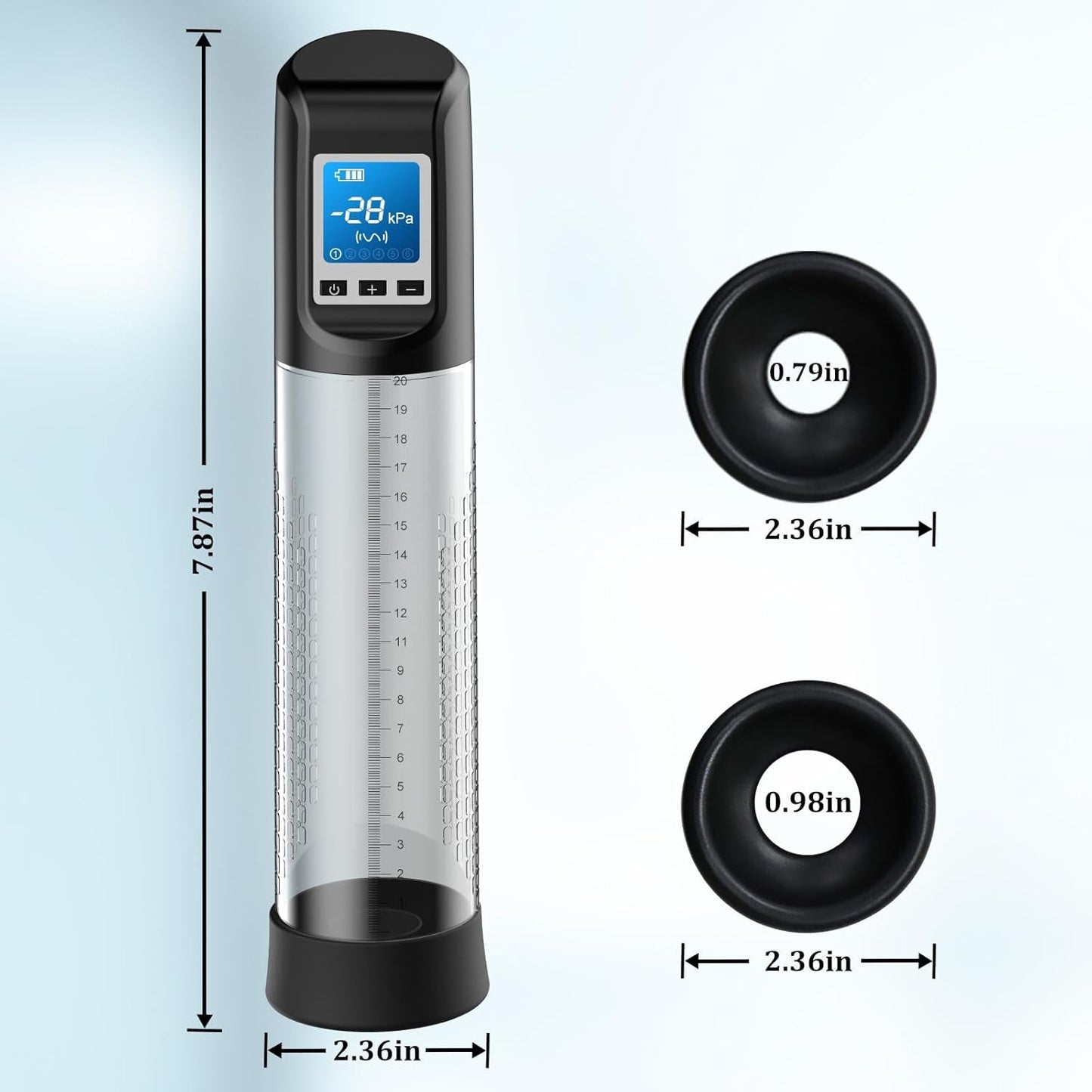 Pompe Pénienne Électrique CoreDrive 6 Modes Affichage LED