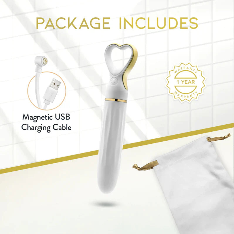 Vibrador bala Delice Heartthrob con mango