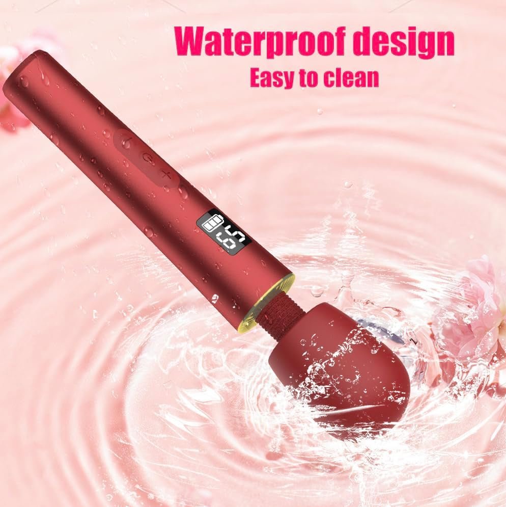 Vibrador Varita Premium DigitGlow, 9 Modos
