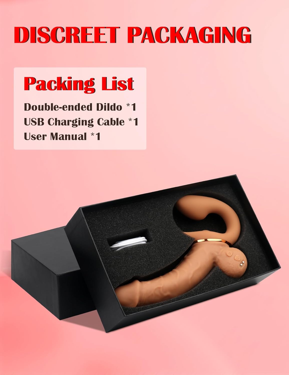 Vibrador de doble punta DualThrust 360°
