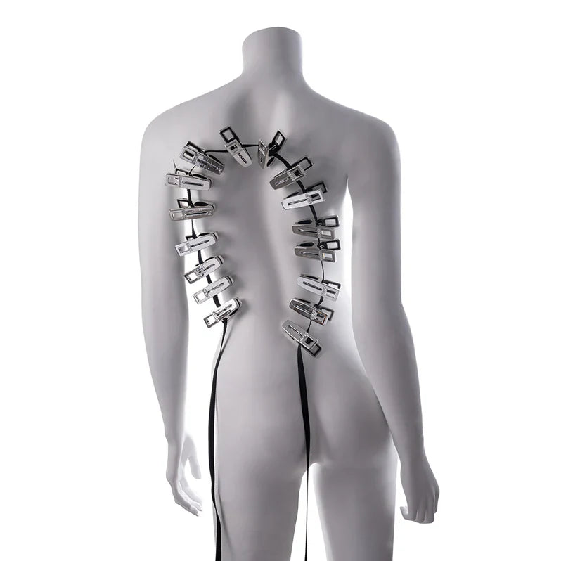 Pasadores de ropa con cremallera Edge Body - Set de sensación sensorial ajustable