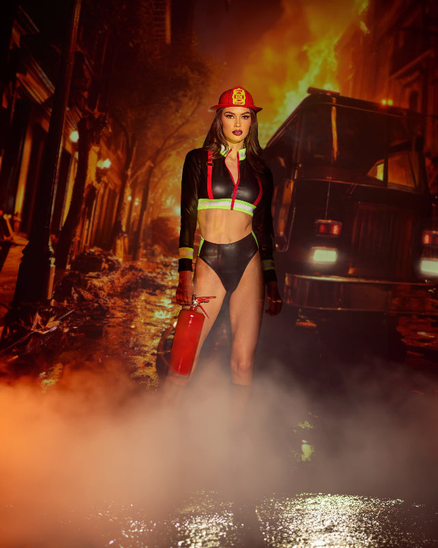 Disfraz de mujer adulta Fuego Feroz