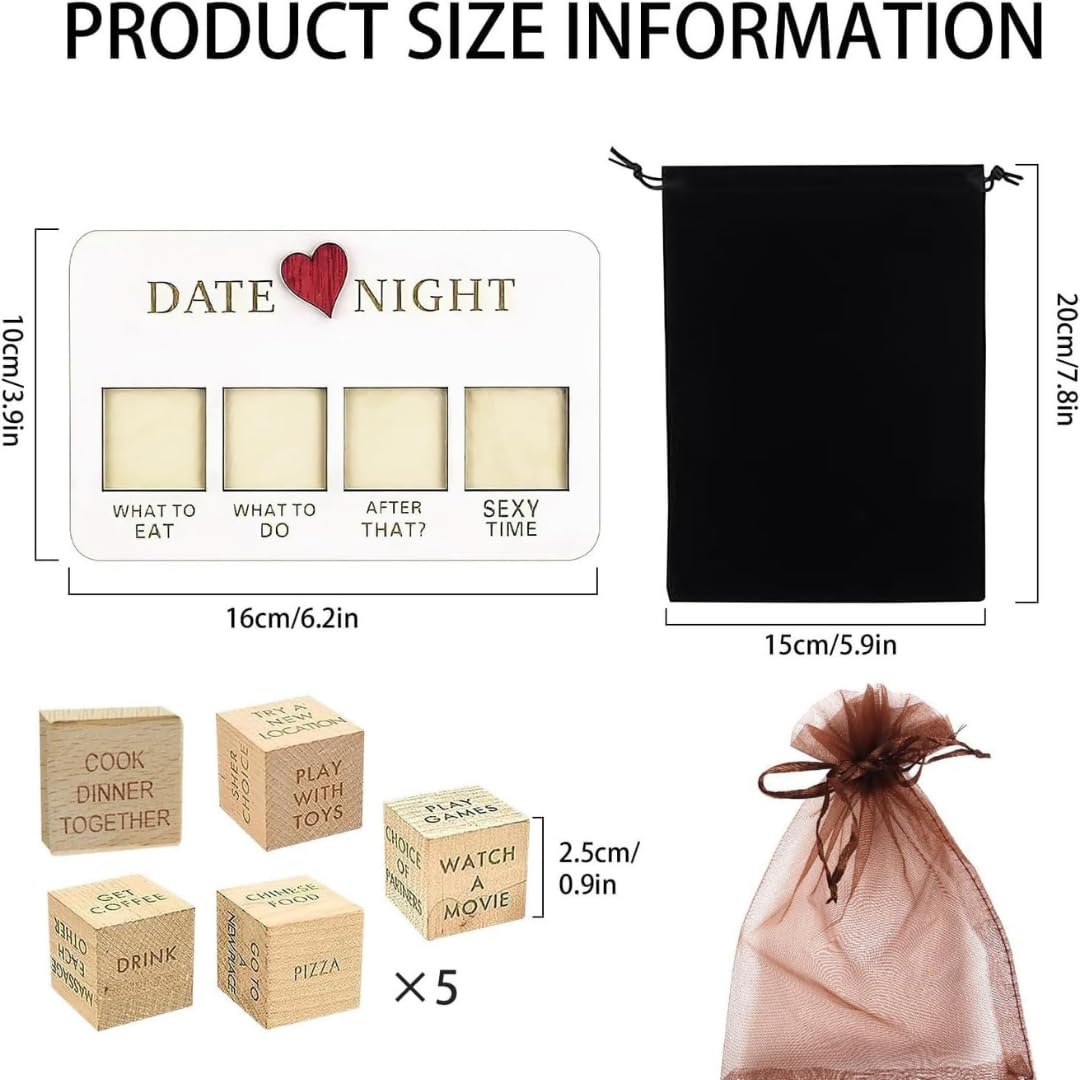 Flirty Couples Date Night Dice