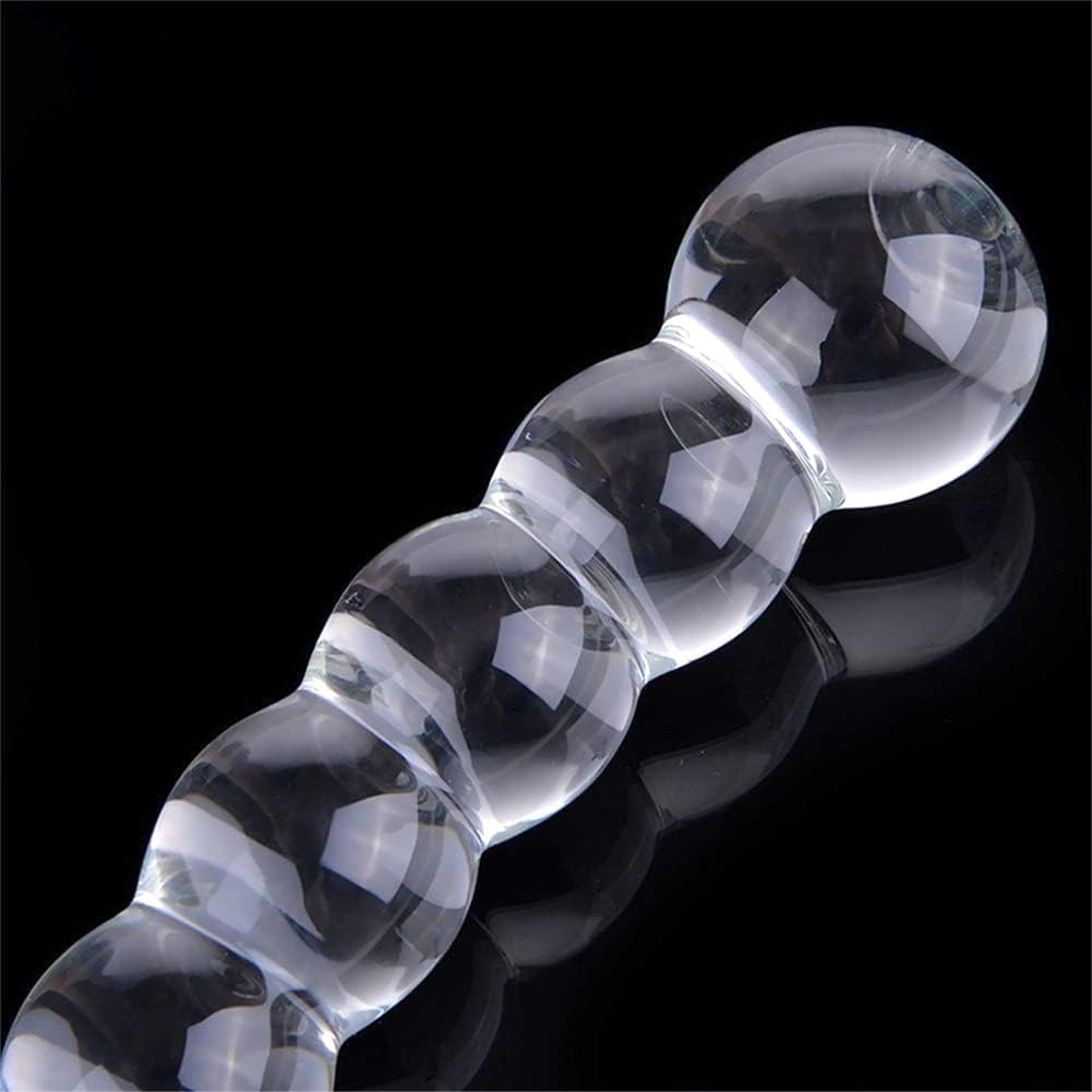 GlidePearl Tapón de cuentas de vidrio de doble extremo