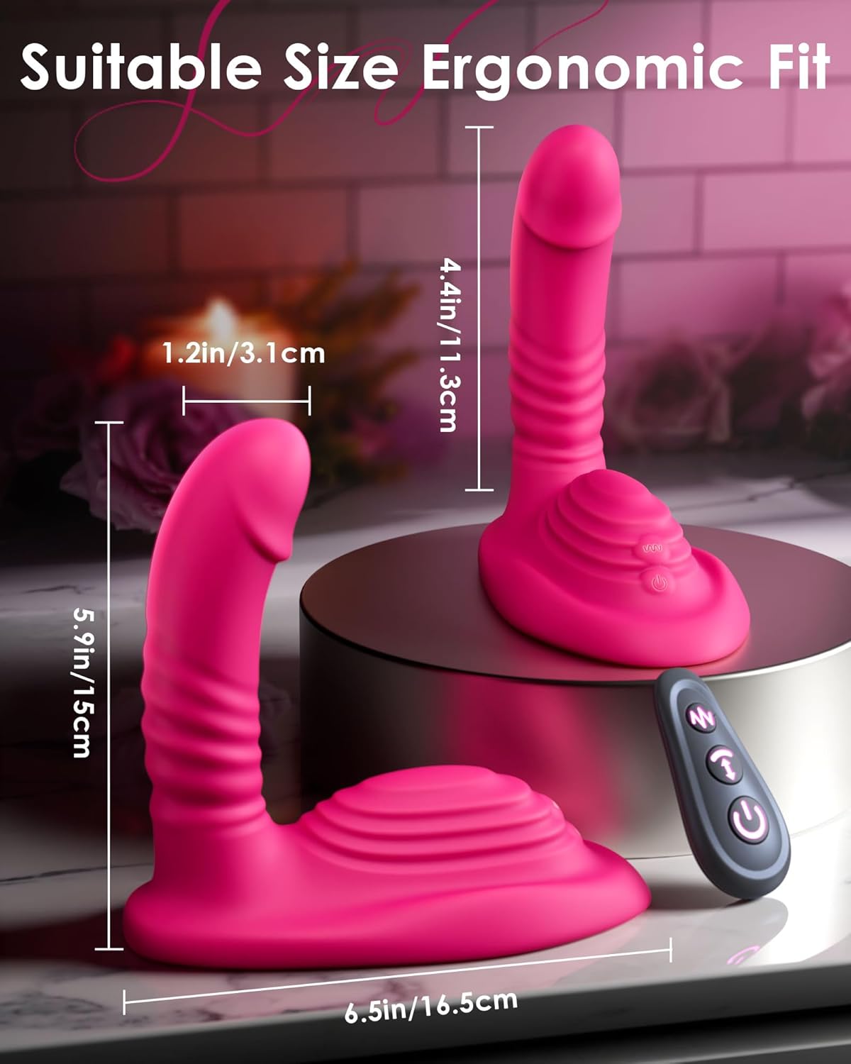 Vibrador GrindMax Ride y Thrust