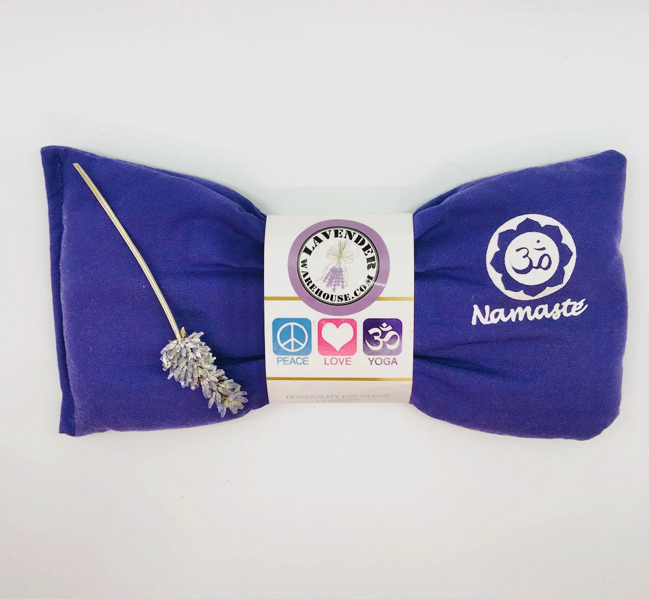 Almohada para ojos de yoga estilo lavanda