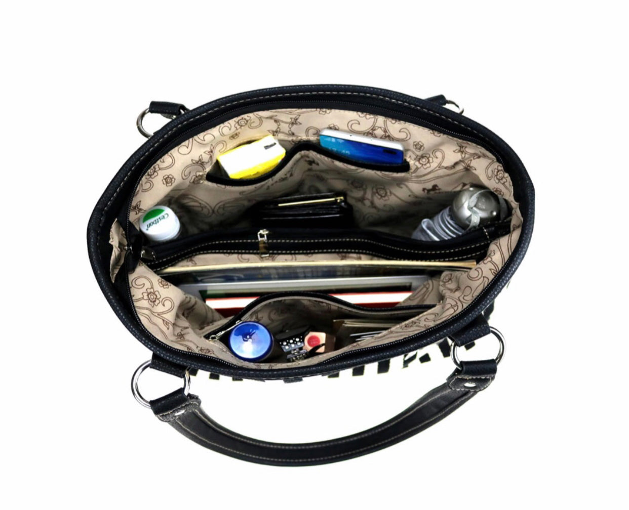 Bolso de tela con la bandera de Texas