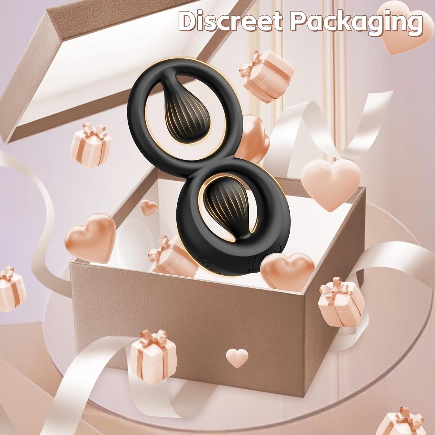 Anillo vibrador doble para pene InfinityPulse