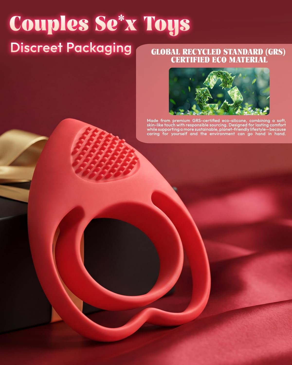Anillo vibrador para pene LoveLock con estimulador de clítoris