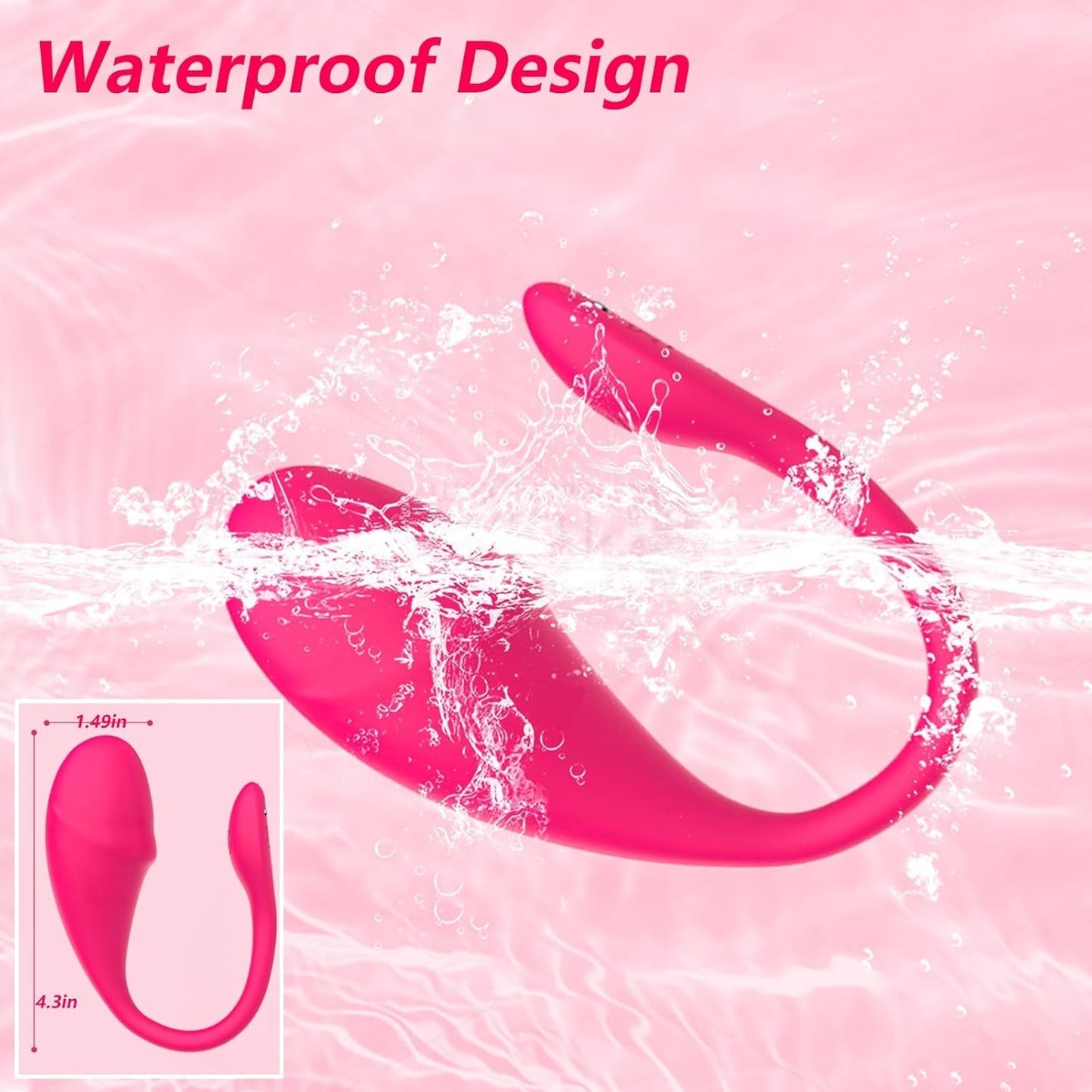 LushLink Vibrador huevo controlado por aplicación