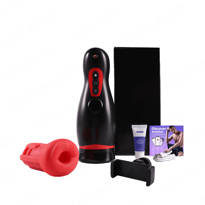 MoonHorn| App Control Suction and Vibrating Male Masturbator with Phone Holder