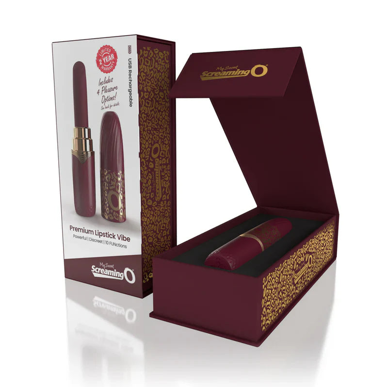 Screaming O My Secret Vibromasseur Rouge à Lèvres Premium