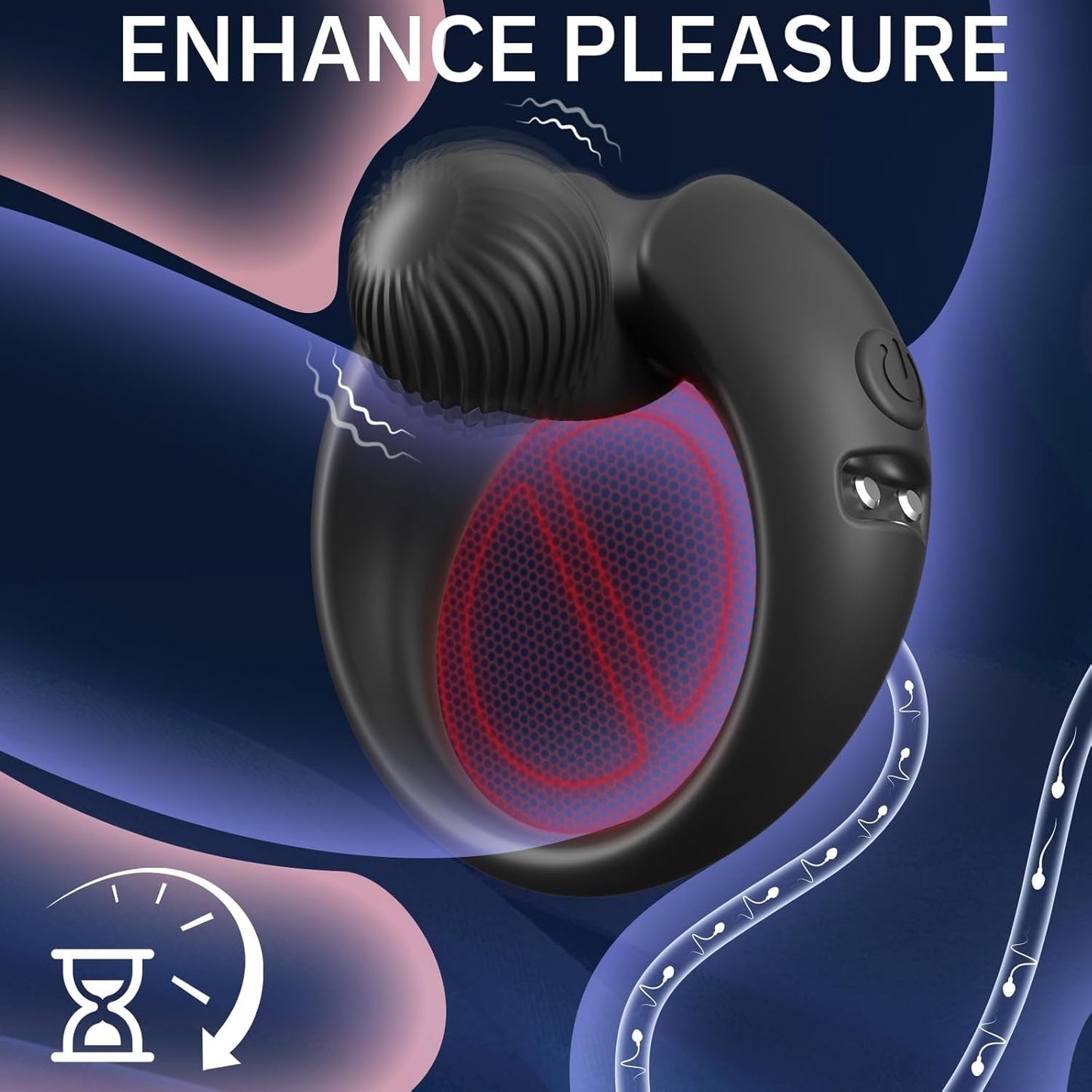 OrbitBead : Anneau vibrant pour pénis et stimulateur clitoridien