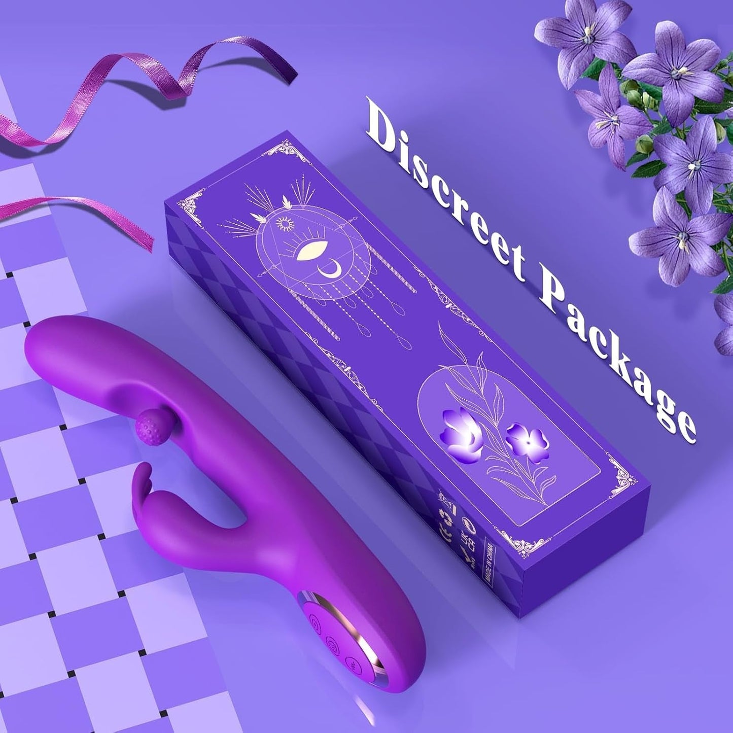 Vibrador de Conejo OrbitPulse 3 en 1 con Cuentas