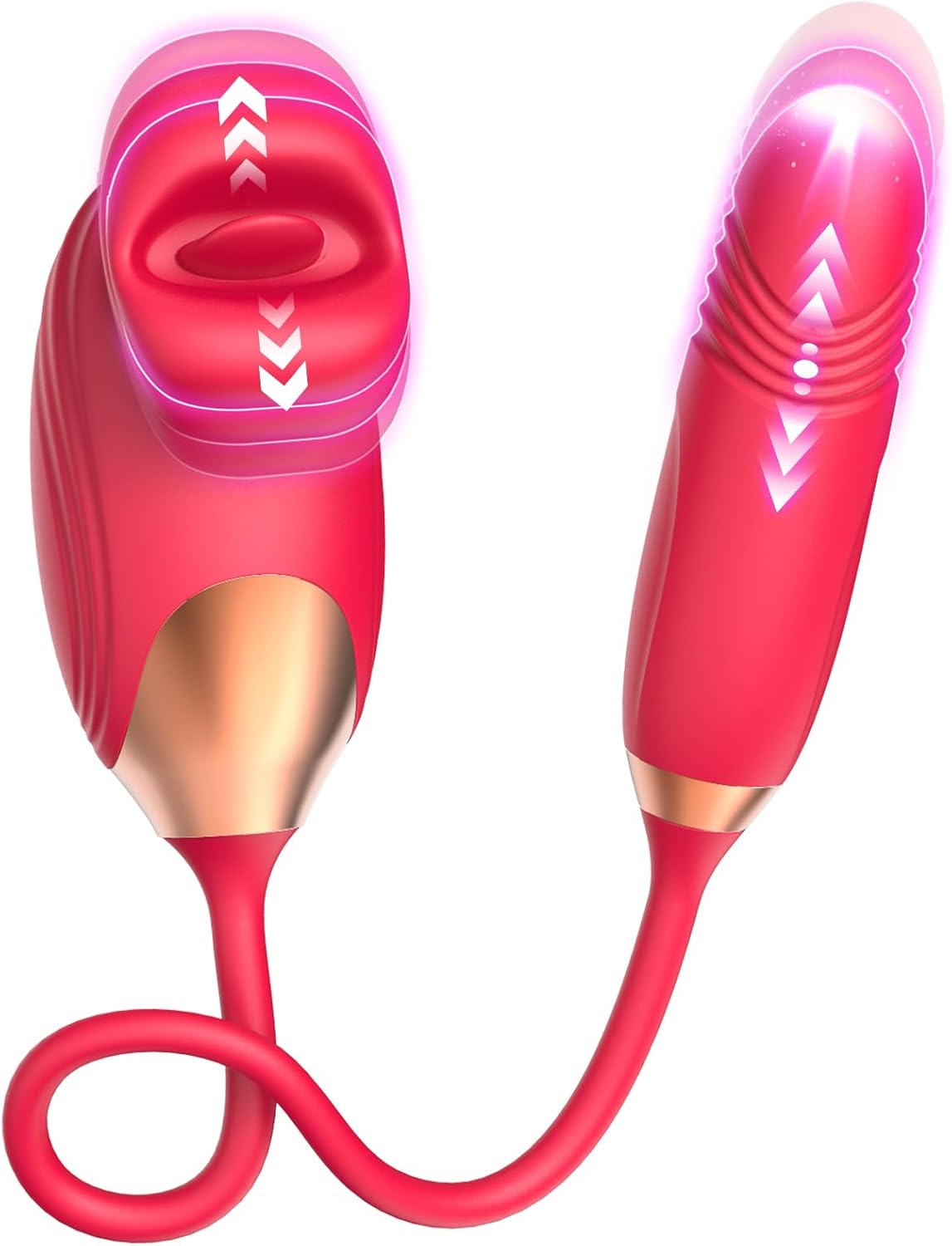 Vibrador PetalThrust Rose – Lamer y Empujar 2 en 1
