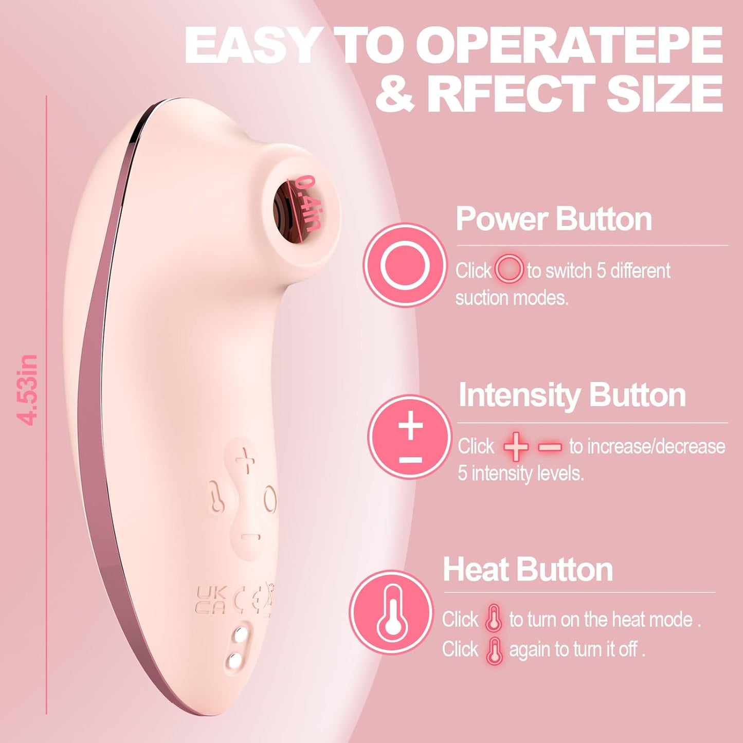 Vibrador de succión PulseBloom