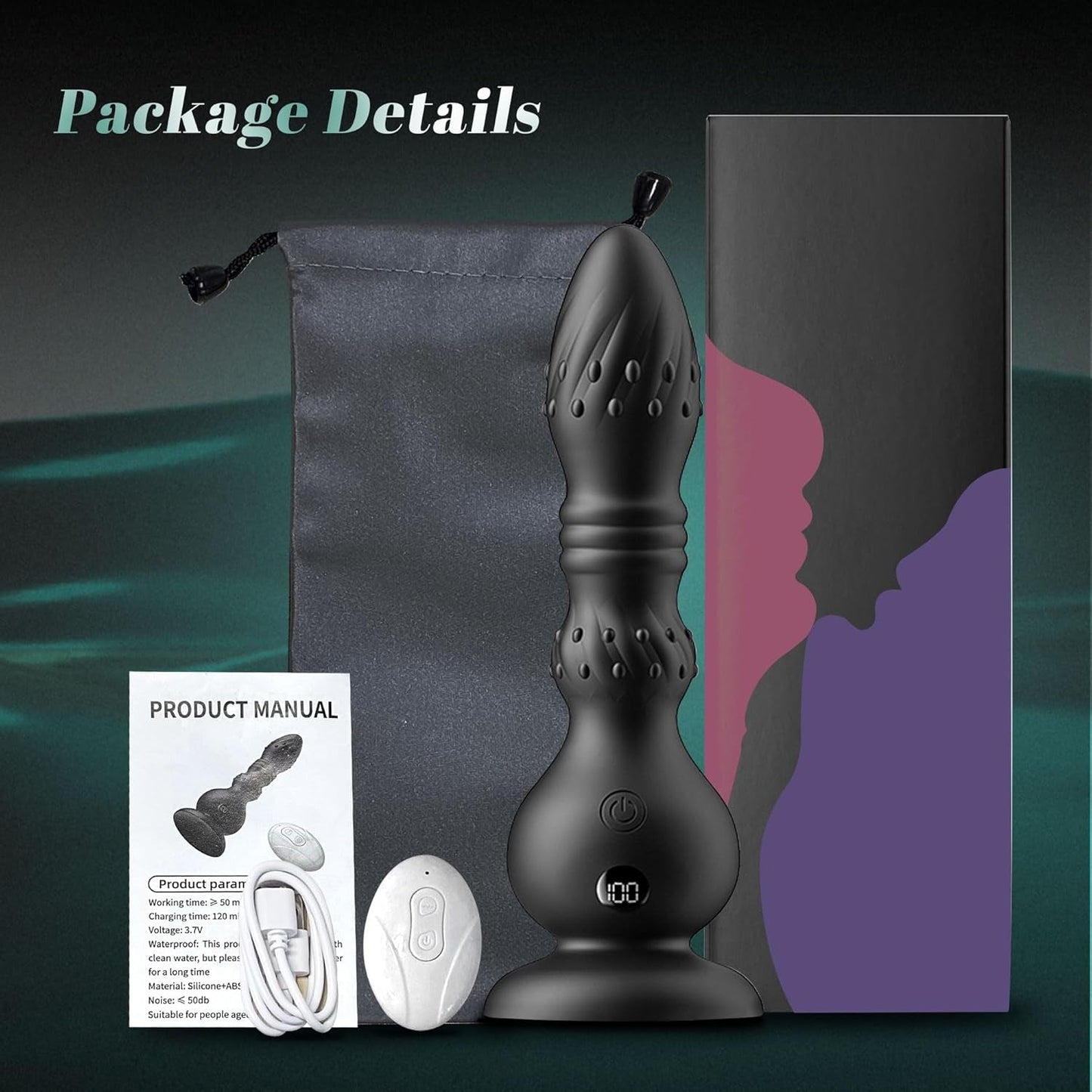Vibromasseur Anal Propulsif 6-en-1 PulseDrive