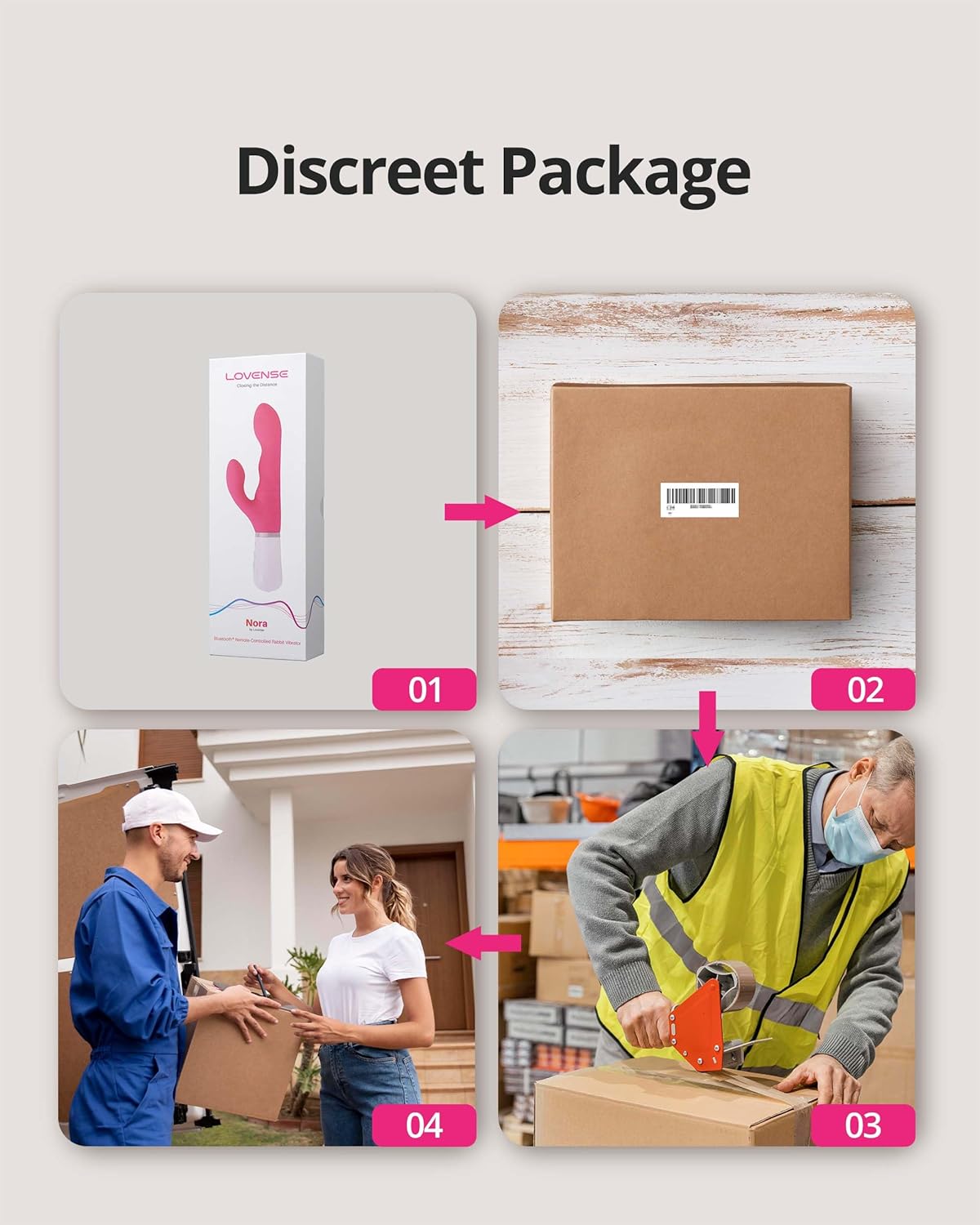 Vibrador de conejo PulsePetal con eje giratorio, controlado por app