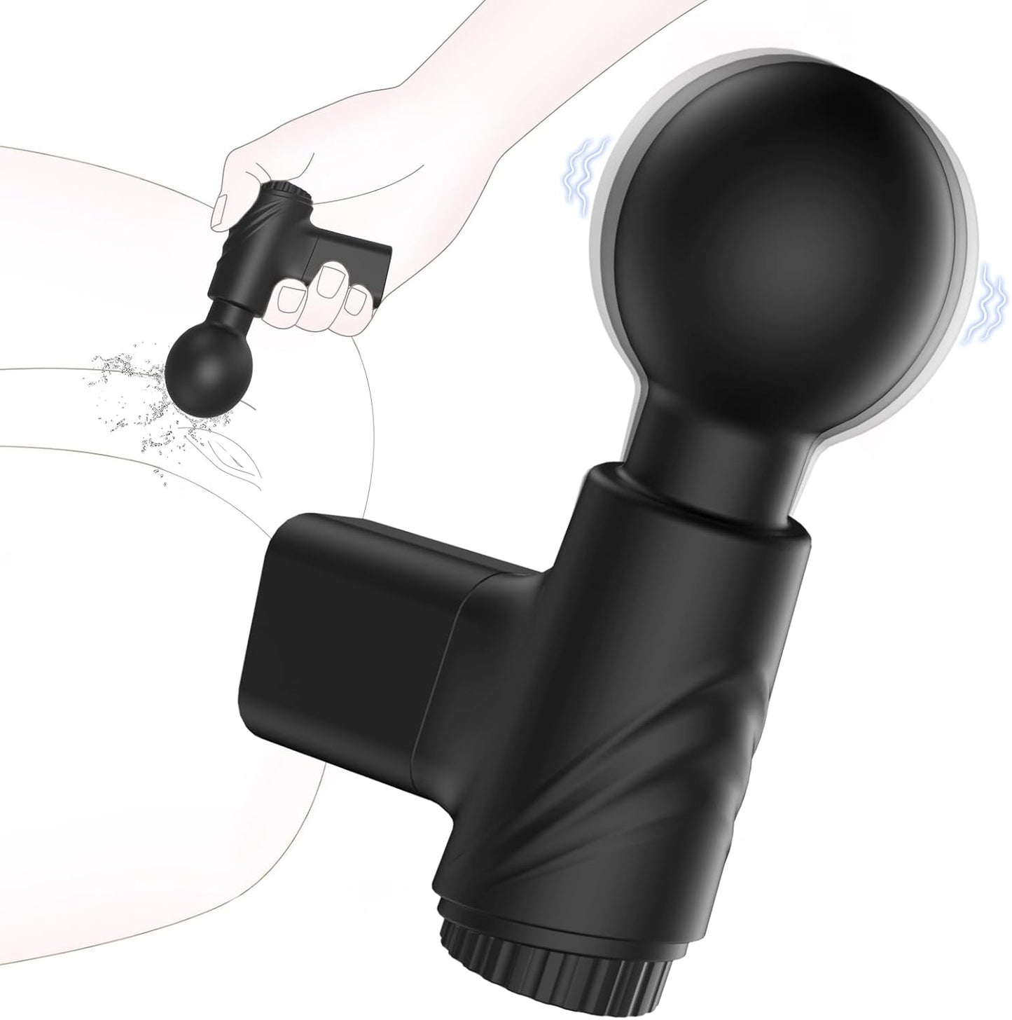 PulseWhisper Mini Wand Vibrator