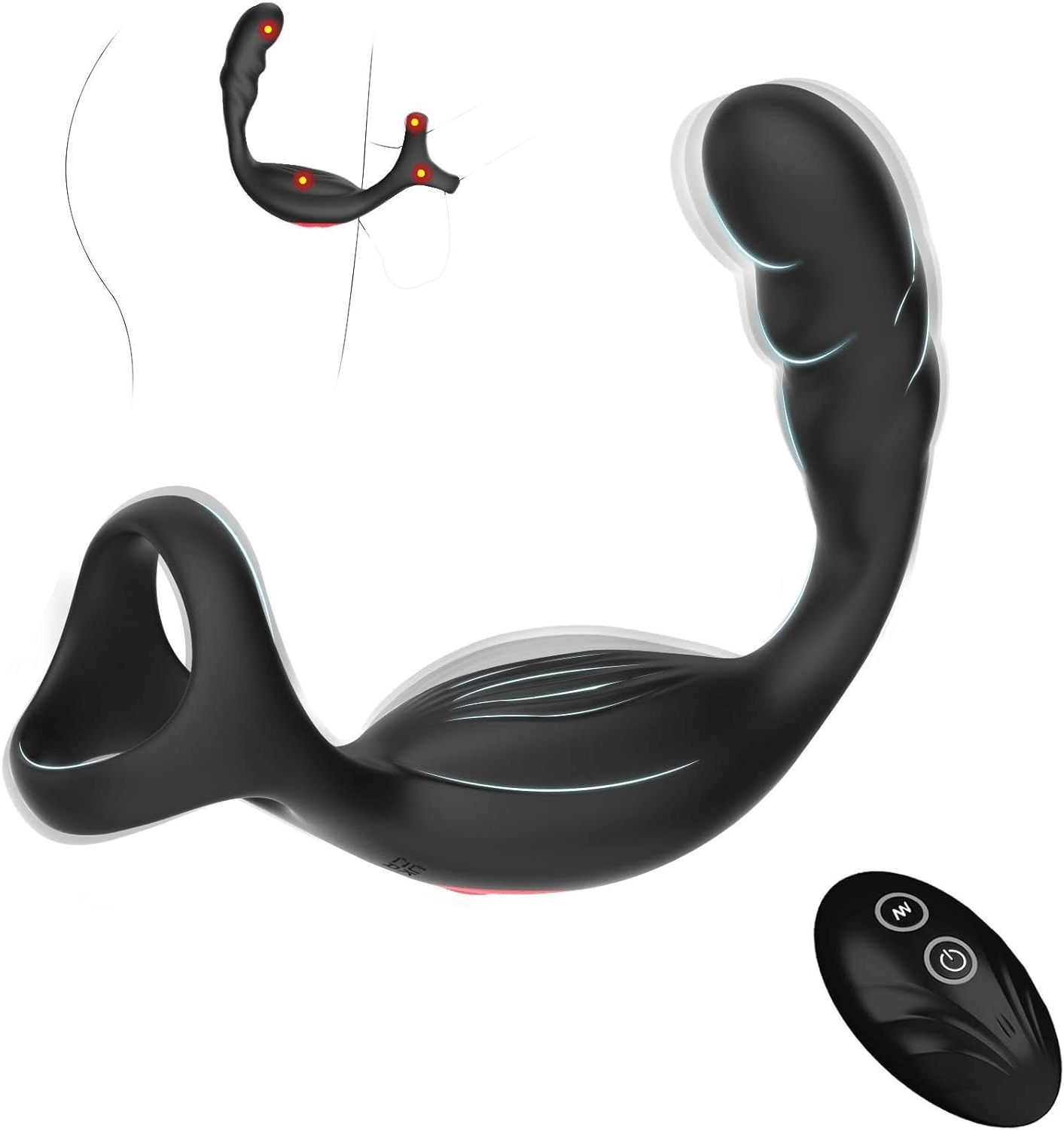 QuattroPulse 4-in-1 Prostate Massager Cock Ring