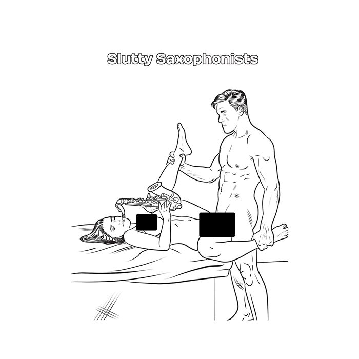 Wood Rocket Raunchiest Coloring Book