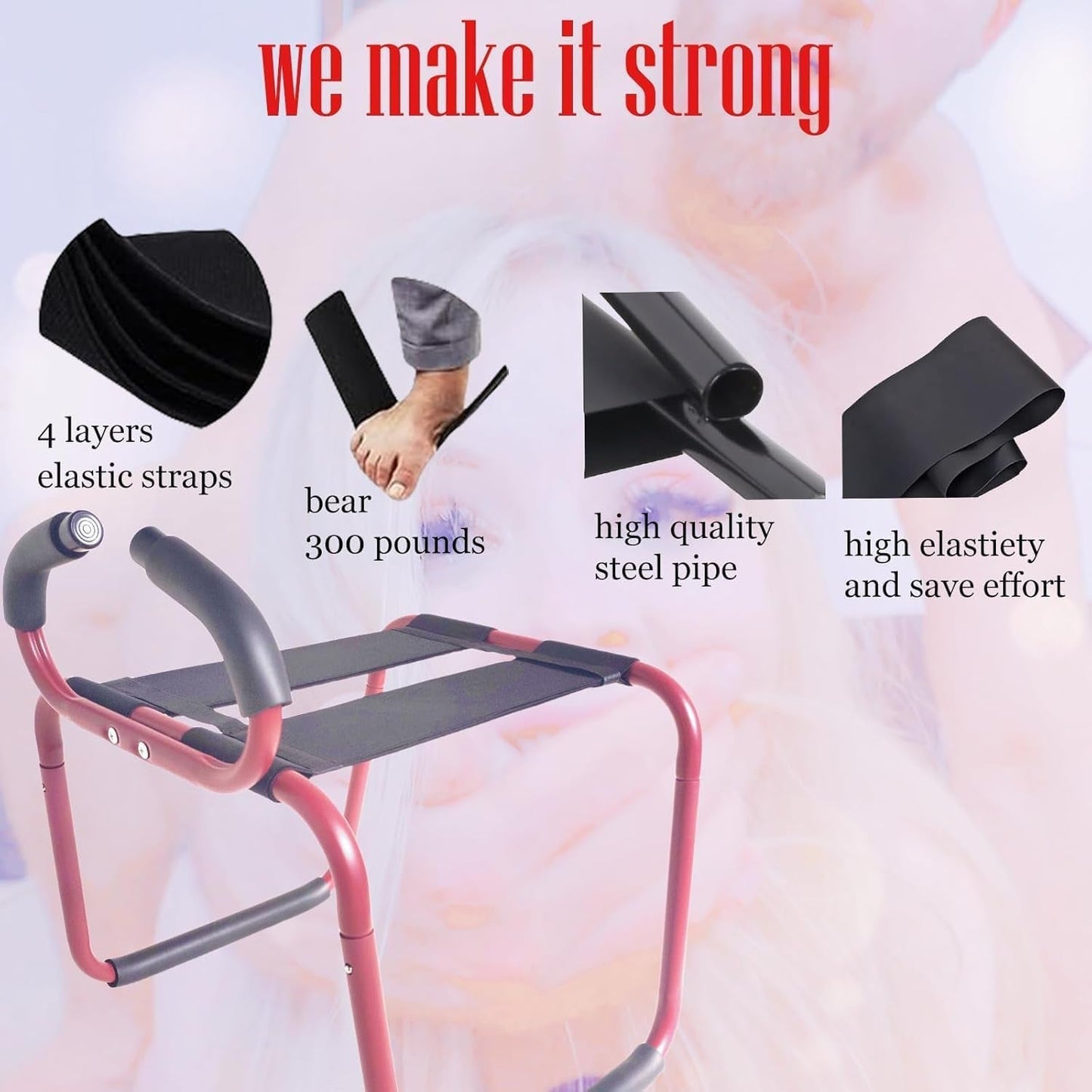 Silla de apoyo íntimo ajustable RhythmLift