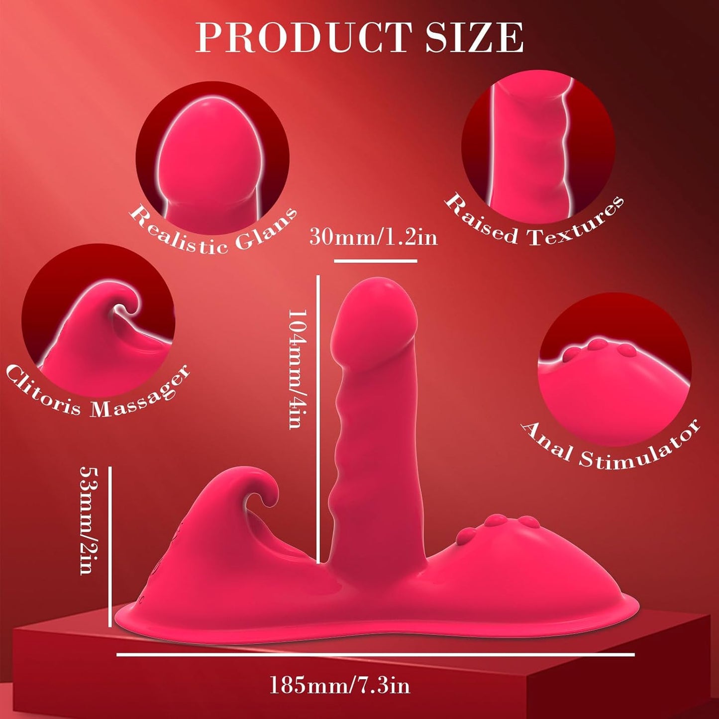 Vibrador Triple Empuje RideWave V2