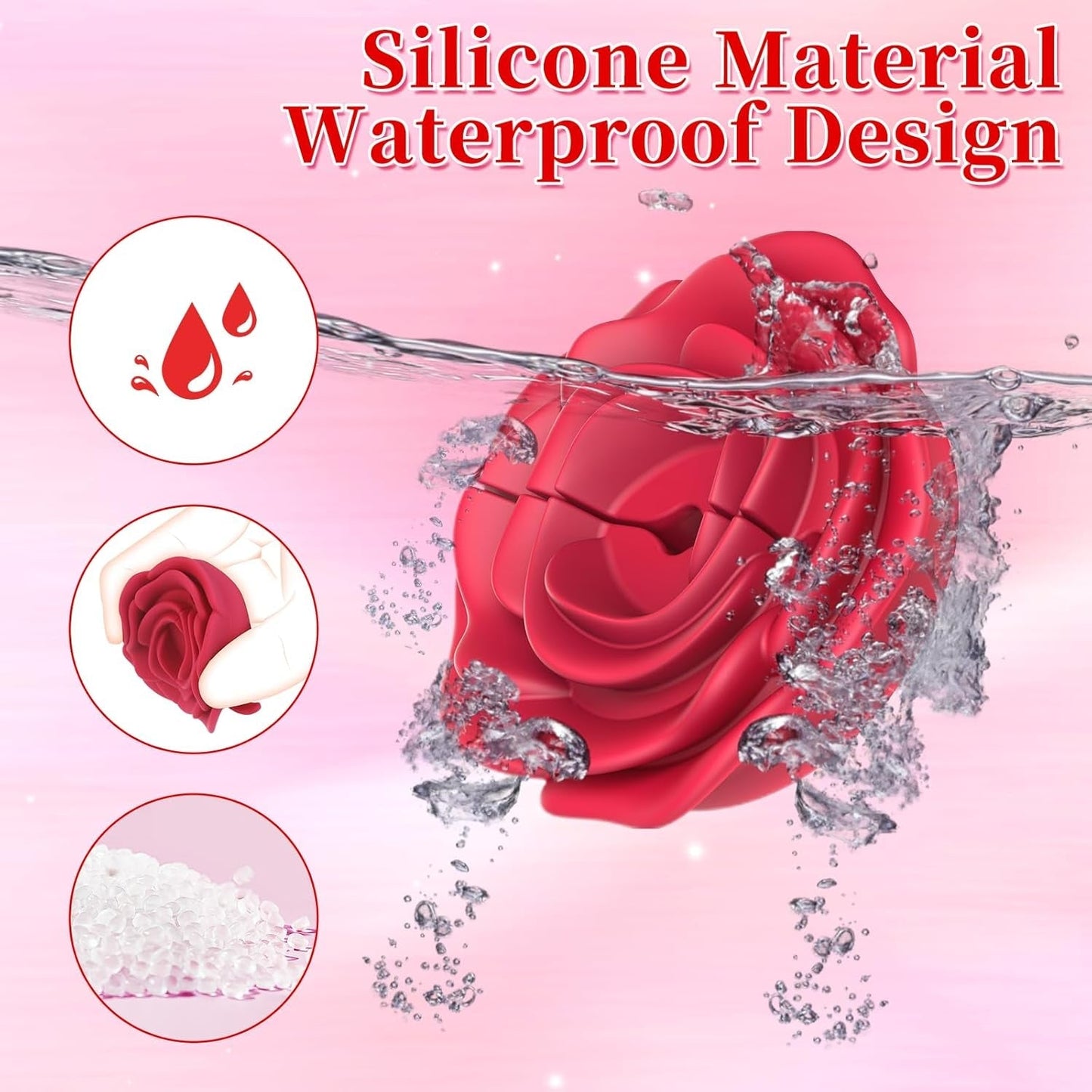 RoseBloom Vibrador de pezones