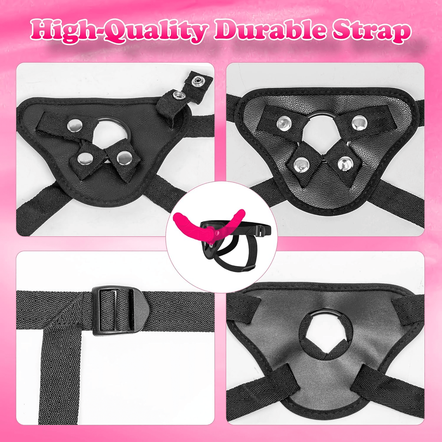 RosewoodDuet Double-Ended Dildo Strap-On
