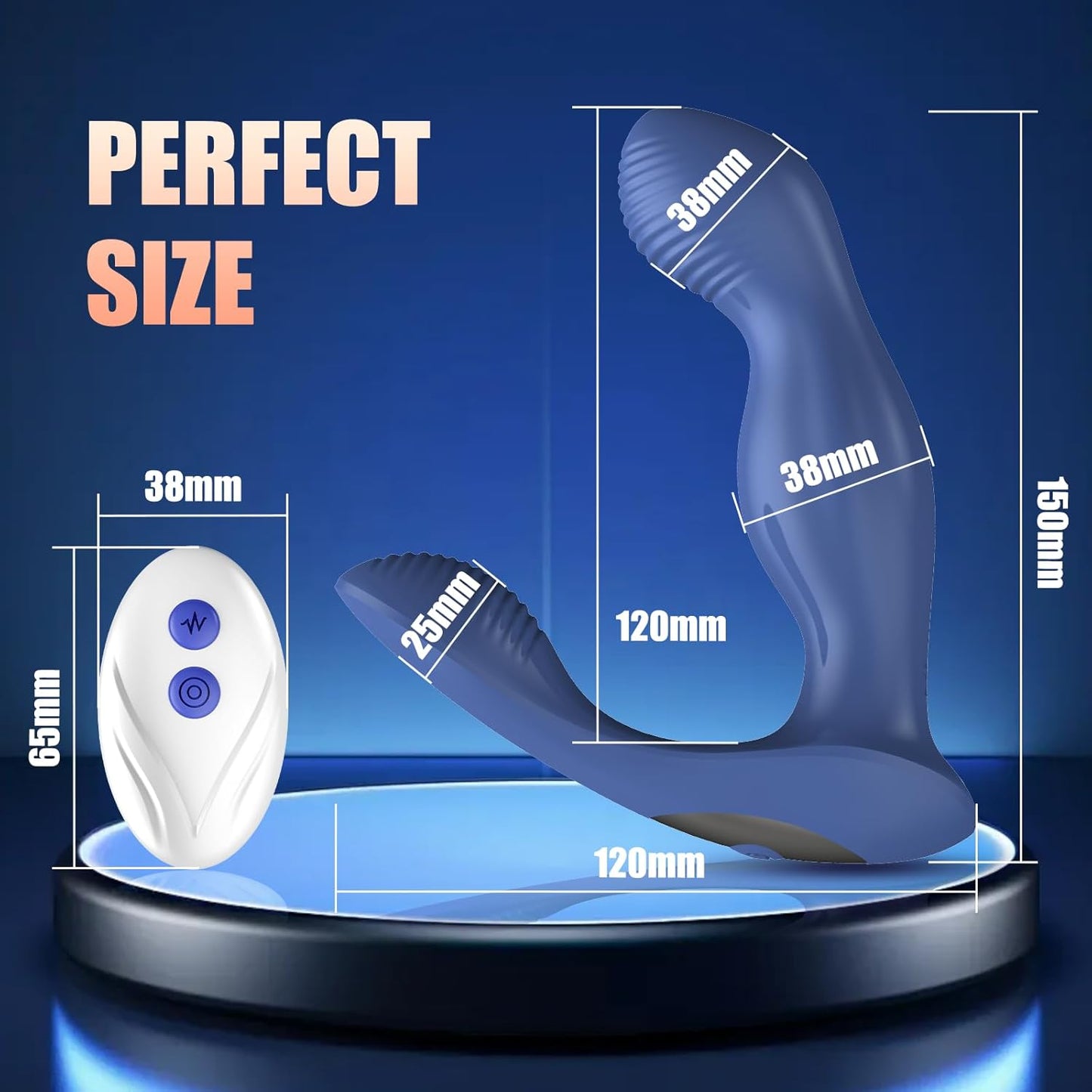 Vibrador de Próstata Rotatorio 360° RotoRush