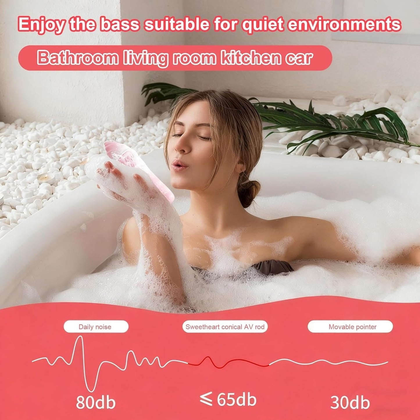 Vibrador en forma de varita SweetRush Magic Ice Cream