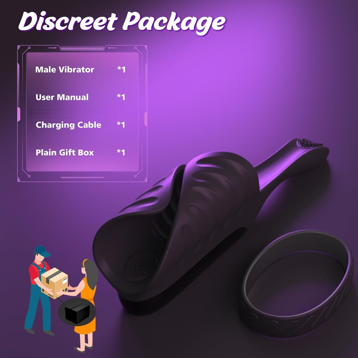 Vibrador Entrenador de Pene TapFlex Tapping