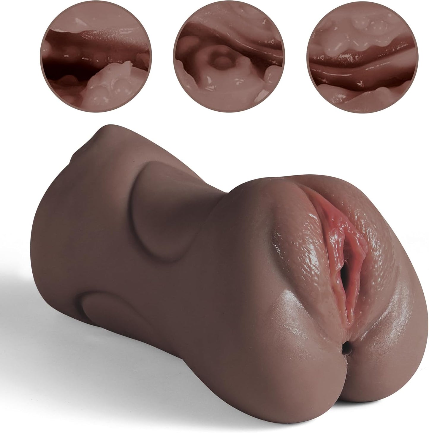 TriMate Masturbador de bolsillo oral y vaginal 3 en 1
