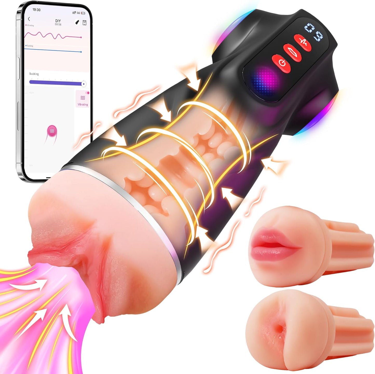 Masturbador de bolsillo TriPulse Smart Pleasure