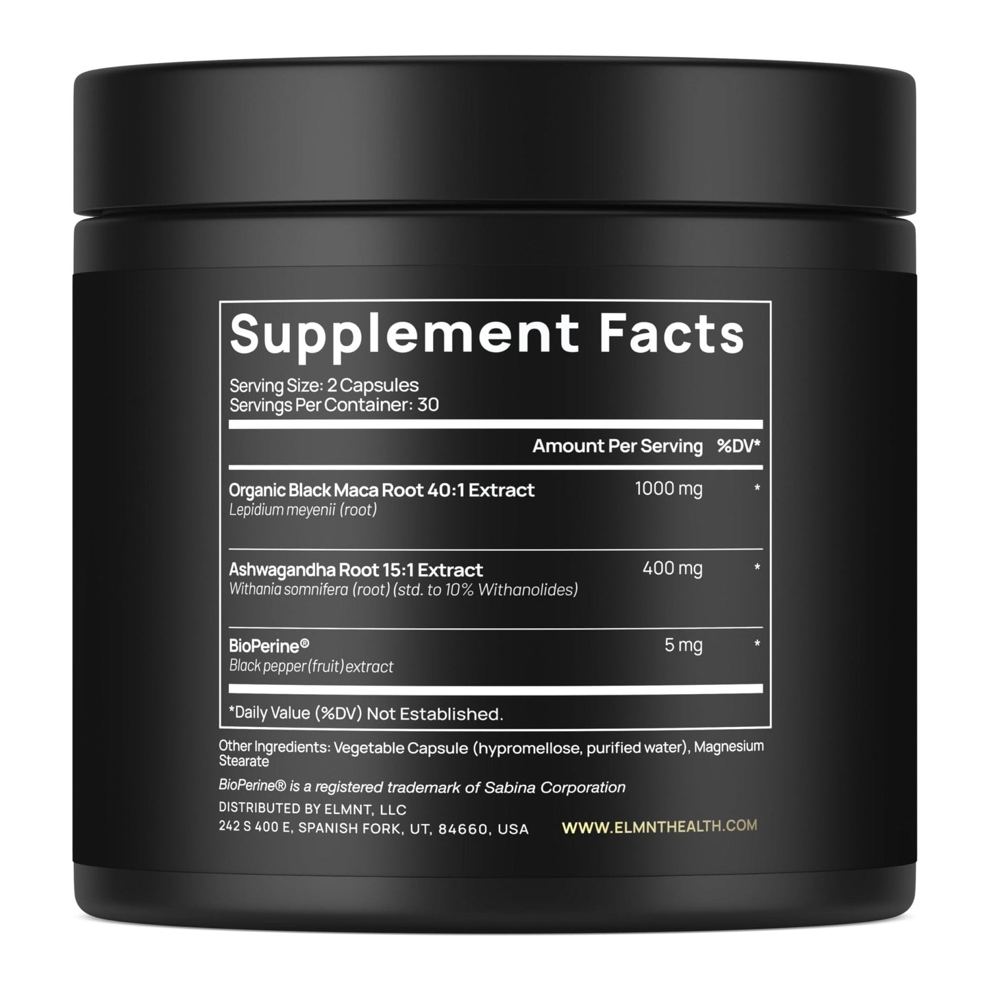 Cápsulas de Maca Negra de Ultra Potencia