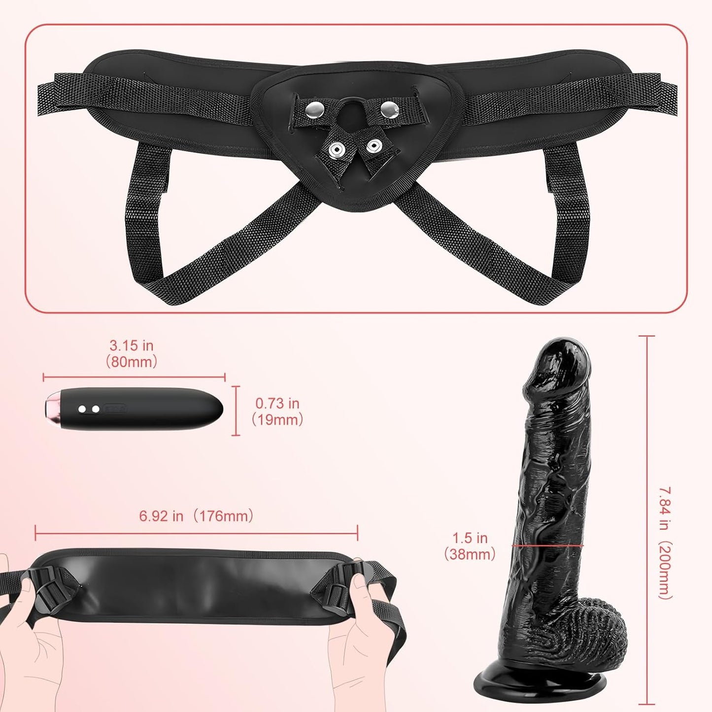 Dildo con Correa Vibrador VibeMax