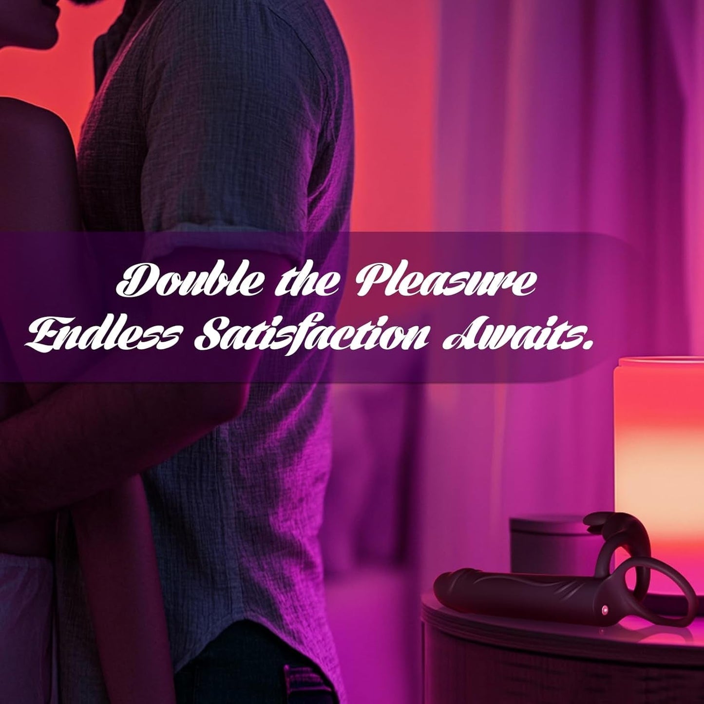 Anillo vibrador doble eje FusionRing para parejas