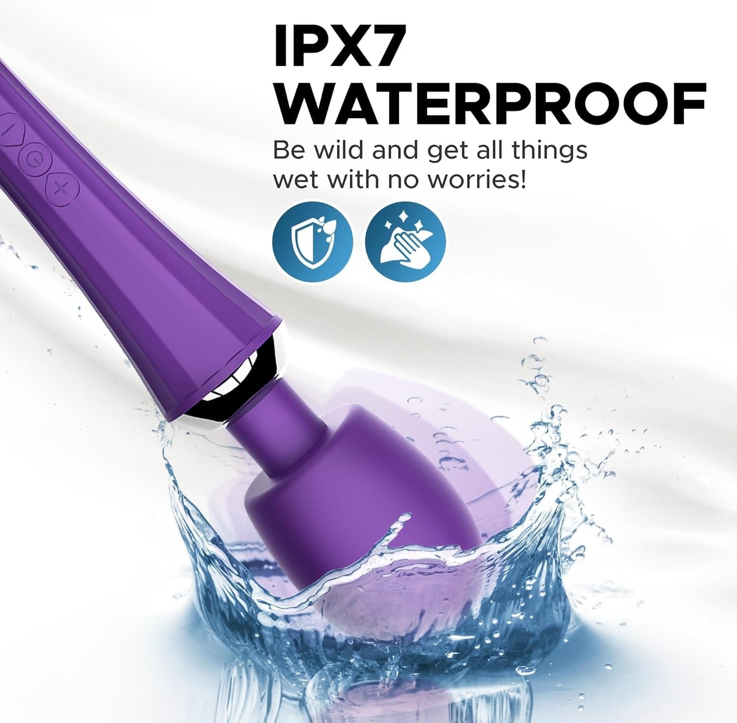 VioletReach Varita de estimulación vibratoria inalámbrica