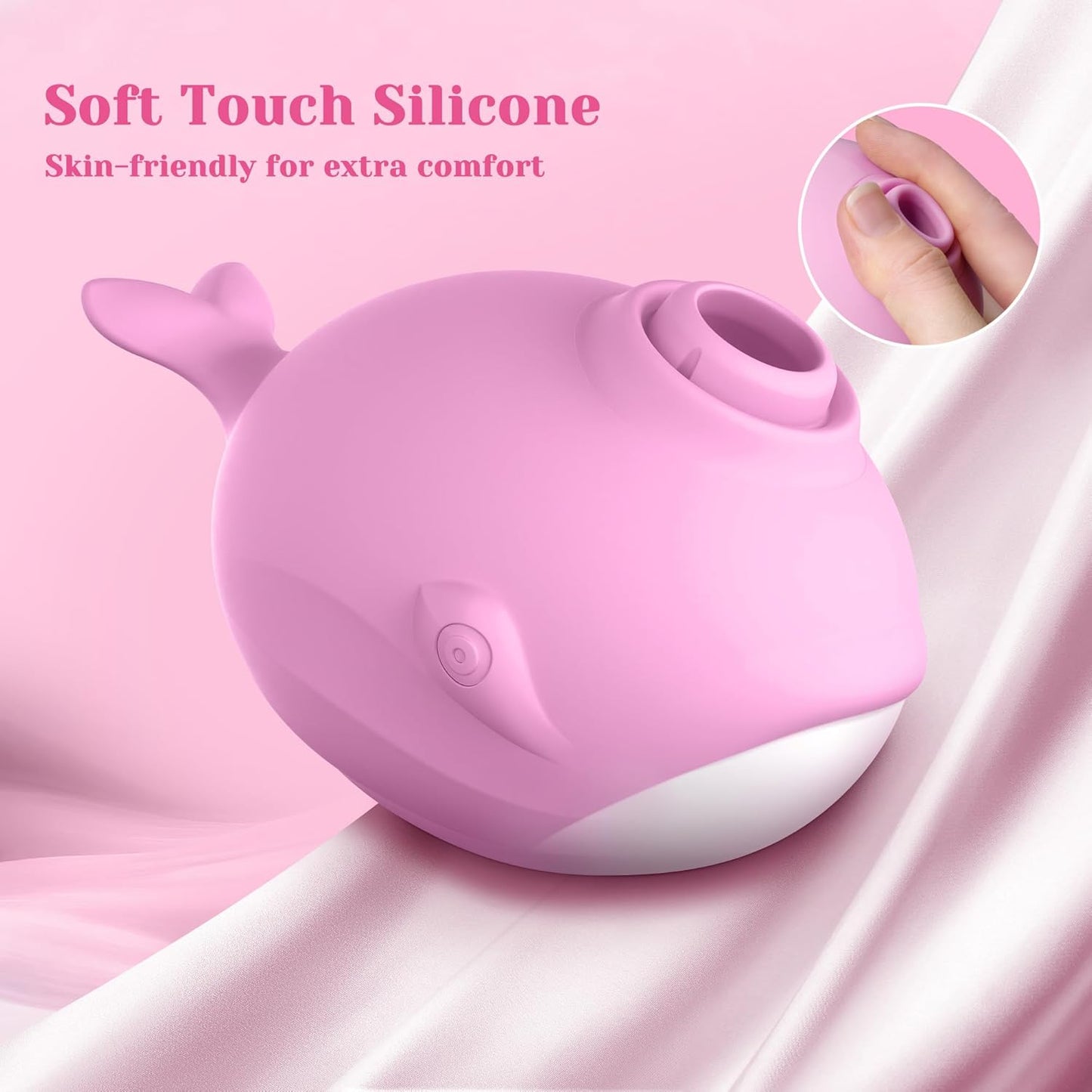 Vibrador de succión WhaleWhisper