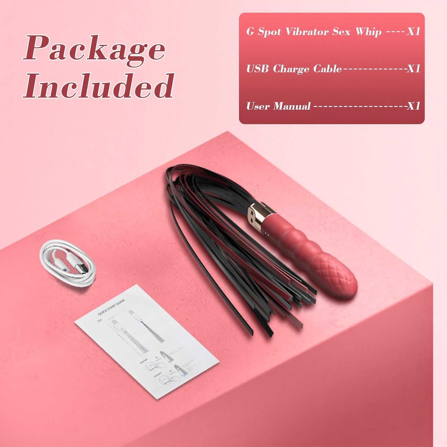 WhipVibe 2-in-1 G-Spot & BDSM Whip