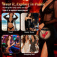 RoseRider Wearable Strap-On Panty Vibrator APP 10 Modes