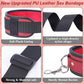 Kit BDSM PlushLock con correa de cuero de PU y puños