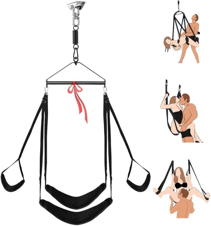 Columpio sexual de techo 360° AureX, resistente, 317 kg