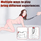 Kit BDSM de collar con argolla y correa SteelLeash