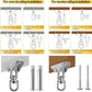 Columpio sexual de techo 360° AureX, resistente, 317 kg