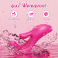 Vibrador de dedo 3 en 1 TriFlex con 10 modos y estimulador de punto G aleteador