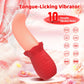 RoseLickX Rose Lick & Tap Tongue Vibrator 10 Modes Waterproof
