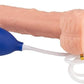 FlexJet Dildo Curvo de Silicona con Ventosa de 8,4” y Chorro