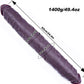ObsidianMax 24.4” XXL Double-Ended Ebony Dildo Thick Silicone Toy
