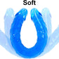 Juguete para principiantes BlueEase, dildo doble delgado de 11.8 pulgadas